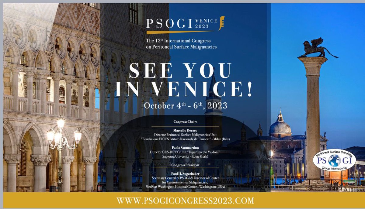 Olivia Sgarbura (@oliviawriting) on Twitter photo Already thinking about this awesome congress next year: Venice mystery, great science, wonderful friends #PSOGI2023 <a href="/PSOGI_EC/">Peritoneal Surface Oncology Group International</a> <a href="/ISSPP1/">ISSPP</a> Already thinking about this awesome congress next year: Venice mystery, great science, wonderful friends #PSOGI2023 <a href="/PSOGI_EC/">Peritoneal Surface Oncology Group International</a> <a href="/ISSPP1/">ISSPP</a>