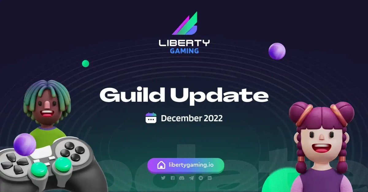 LibertyGaming's tweet photo. Hello Liberty, it's time for our monthly #guildupdate!

Nevermind the storms in the #metaverse!

We continue to find new #web3 partners and help people from all over the globe to pave their way into #blockchaingaming and educate them basics of #crypto. 

https://t.co/HDSm0TJg0i https://t.co/hd5vLr8KGC