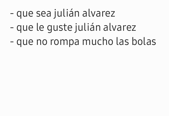 mi lista en cuestión
