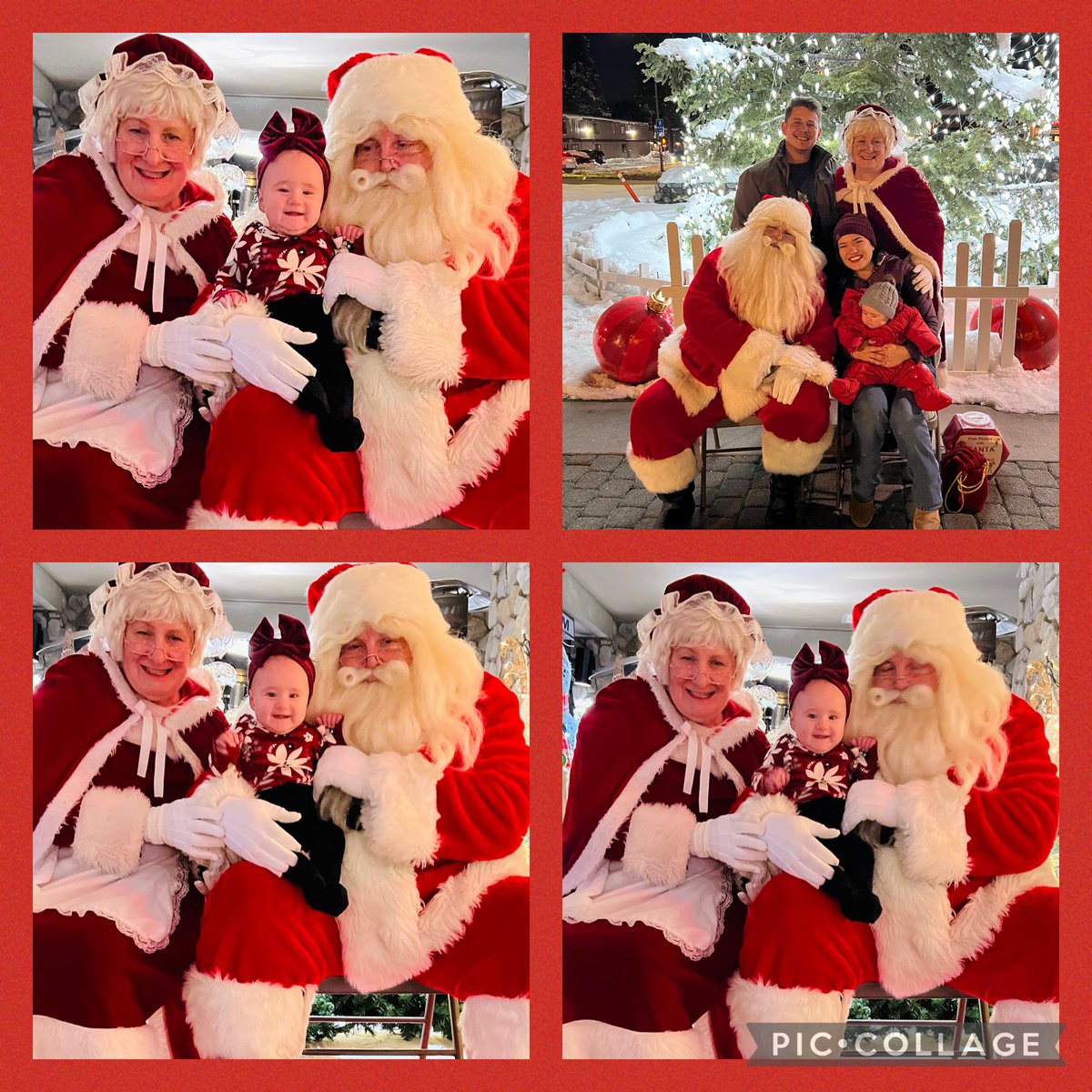 Emberlyn was very happy to meet Santa and the lovely Mrs. Claus last night at the Heavenly Valley Tree lighting in Tahoe! 🎅 
🎅🎄🎁❄️⛄️⭐️🎅🎄🎁❄️⛄️⭐️🎅🎄🎁❄️

#emberlynsamanthaleyden2022 #meetingsanta #firstchristmas #heavenlyvillage #tahoe #leydenfamily2022 #leydenchristmas2022