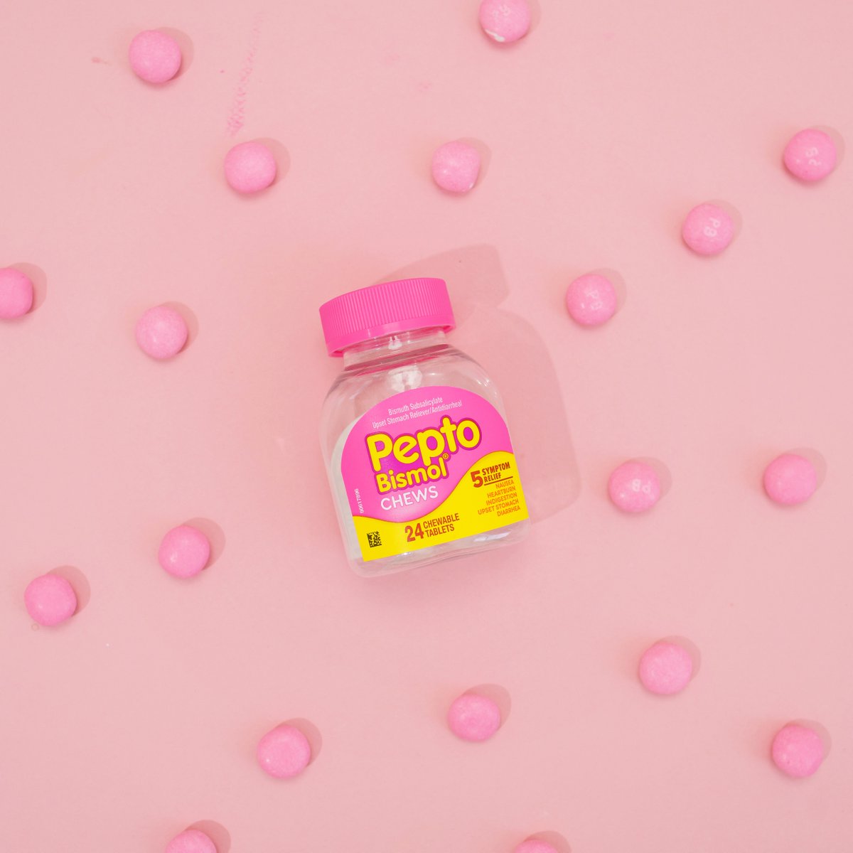 Have you tried Pepto Bismol Chews yet? They’re perfect for on-the-go #5SymptomRelief: spr.ly/6011Mtso9 . . . Use as directed. Keep out of reach of children.