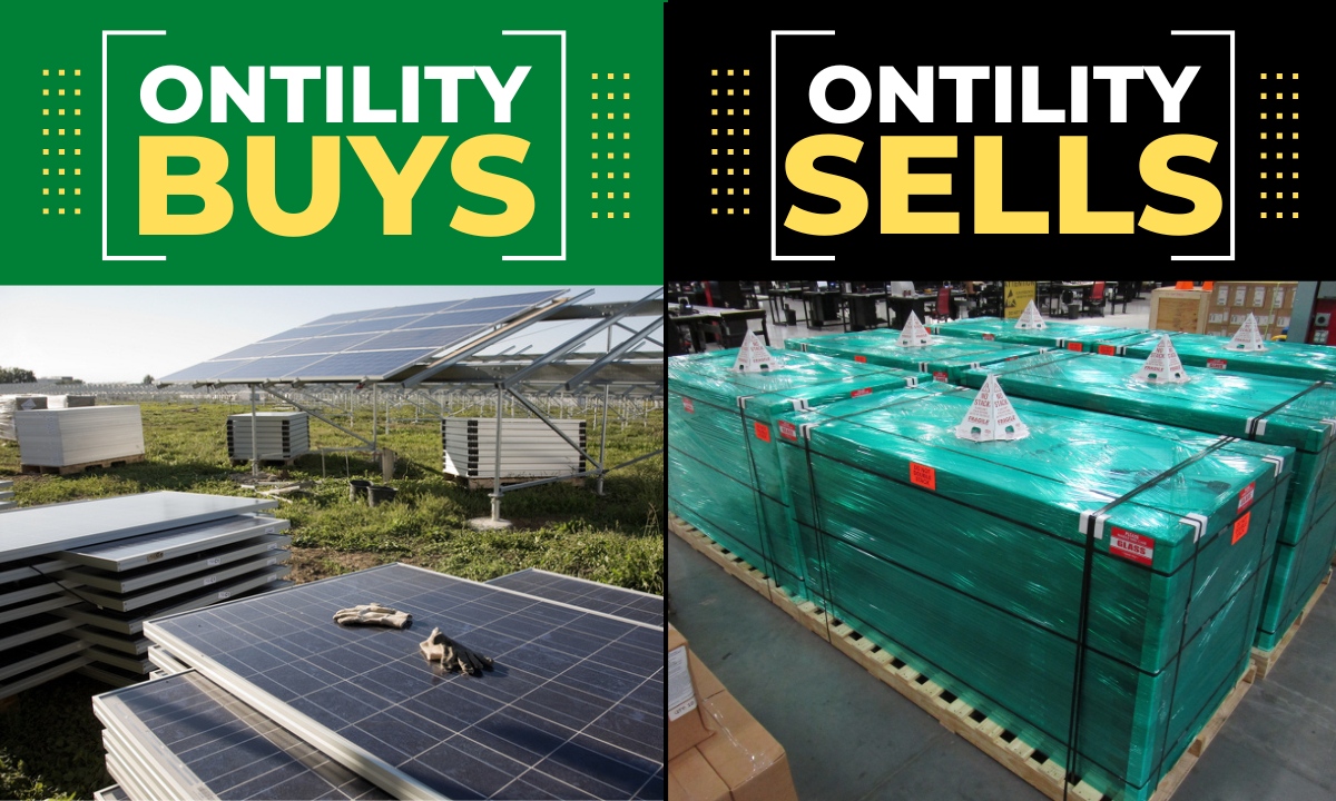 ontility's tweet photo. Ontility purchases excess, aged, and damaged panels. Ontility also sells refurbished and new panels, inverters, and BOS. Ontility - your Solar Solutions Supplier. Let’s review your solar needs today! #SolarEnergy #SolarSystems #Ontility #PVModules #SolarPanels https://t.co/1FB8i6ikzd
