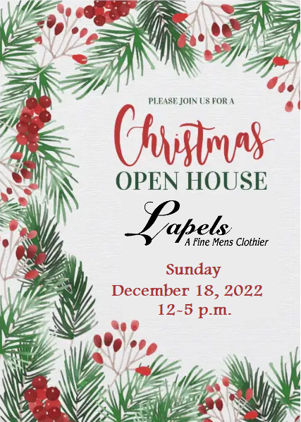 lapelsgbg's tweet photo. Christmas Open House - https://t.co/2SXchV6zyC https://t.co/sxDX9DJp3l