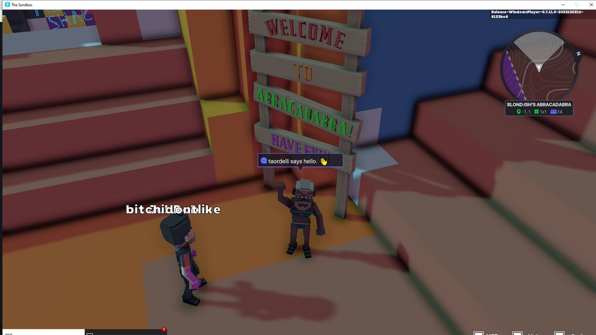 AliceDo76014943's tweet photo. @TheSandboxGame @blond_ish 🪄 ABRACADABRA! 🌈 I participated to the @blond_ish dj set! Check out my screenshot: https://t.co/vRbj53o9qK