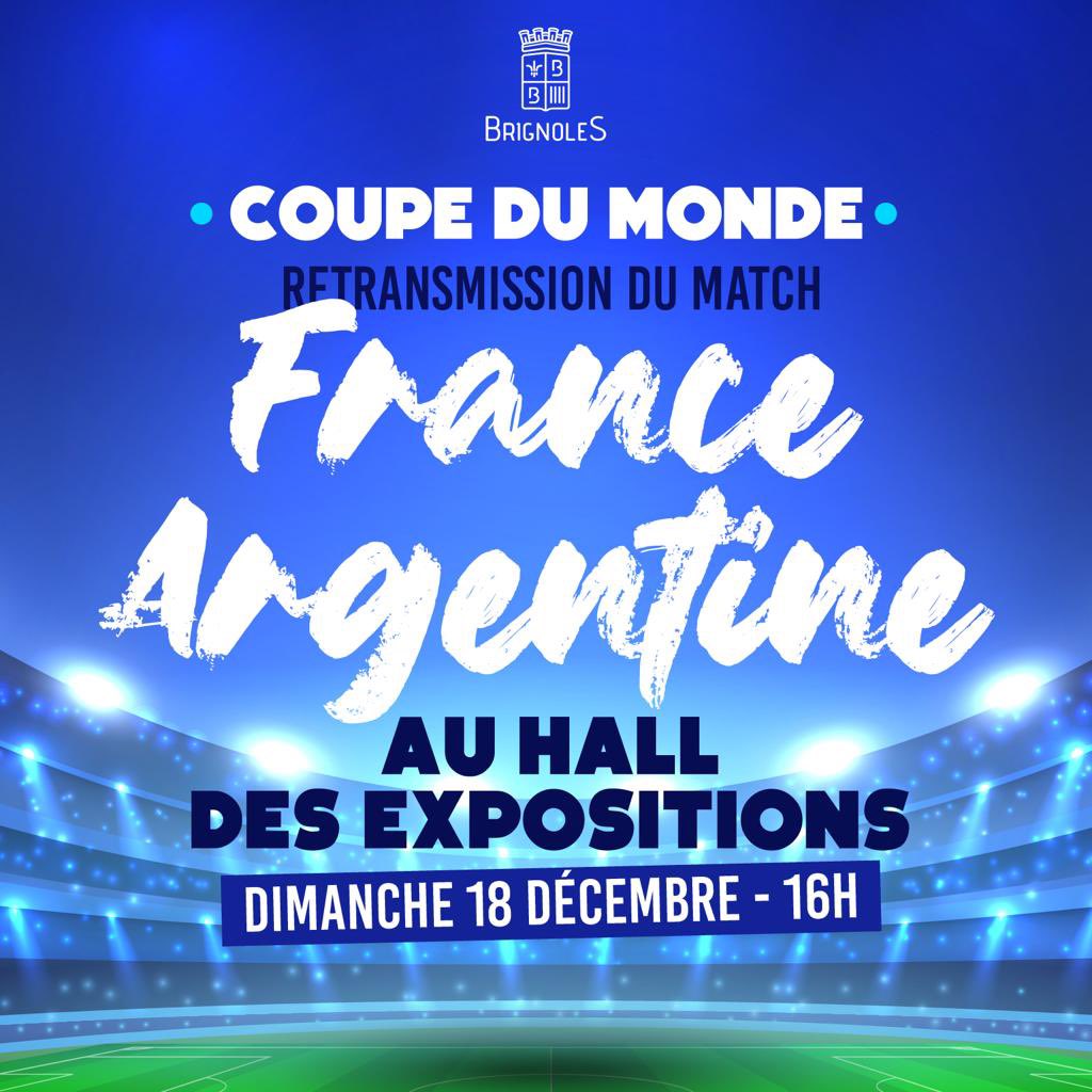 Rendez-vous dimanche à 16 h <a href="/Ville2Brignoles/">Ville de Brignoles</a> ! #FIFAWorldCup2022 #coupedumonde2022