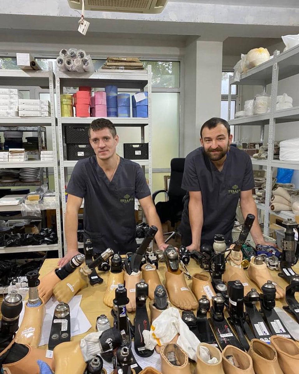 limbsforlife's tweet photo. Our shipments of prosthetic parts to #Ukraine have provided vital assistance to #amputees and clinics in the worst of situations. Donations of parts or financial gifts ensure #LimbsforLife can continue to offer care for. Please give! Find more details at https://t.co/8XizQluXA6. https://t.co/QZMPXht6sI