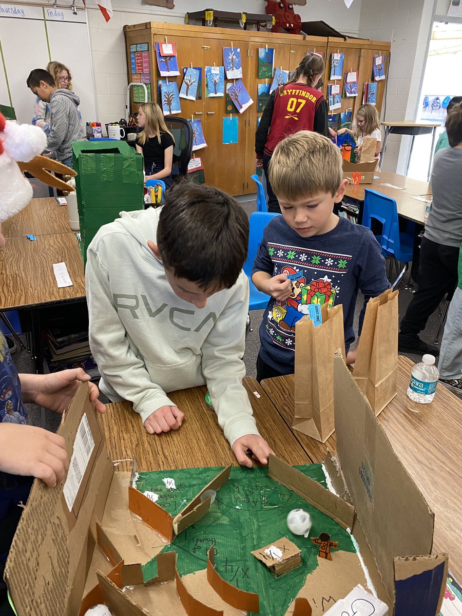 MrsSully74's tweet photo. STEAM activity inspired by Caine’s arcade! #STEAM #OVEmpower #6thgrade https://t.co/MzNby0dhFi
