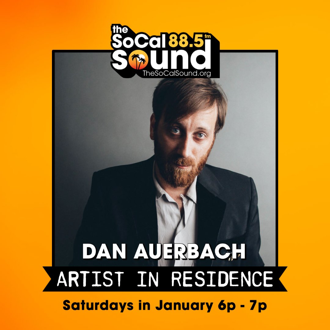 TheSoCalSound's tweet photo. Tonight you'll be able to find out if you have similar music tastes as @danauerbach, who you know from @theblackkeys + @thearcs
Auerbach has a fine selection of tunes ready for your Saturday from 6p-7p on 88.5 FM
#TheSoCalSound
#danauerbach #theblackkeys #thearcs #ocradio https://t.co/4vuSOU2tEg