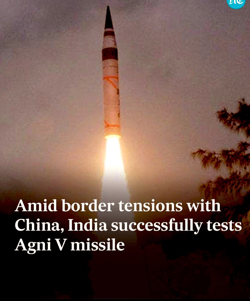 #AgniV 
#Agni5Missile 
#India 

#indiachinastandoff