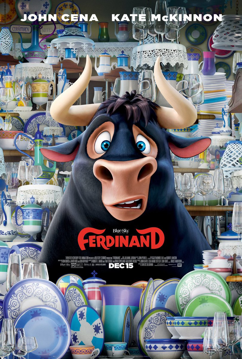 Happy 5th Anniversary to Ferdinand! 🥳🎉

#Ferdinand #KateMcKinnon #LilyDay #BobbyCannavale #PeytonManning #DavidTennant @JUANES #JohnPowell @carloshsaldanha @FerdinandMovie #BlueSkyStudios