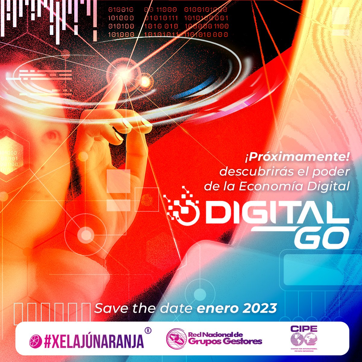 XelajuNaranja's tweet photo. ¿Quieres llevar tu empresa de lo tradicional a lo digital? 📲 ¿Estás interesado en acceder a la economía digital de forma segura y eficiente? 🔒
¡Te presentamos 𝐃𝐈𝐆𝐈𝐓𝐀𝐋 𝐆𝐎! 🤩
Quédate al pendiente, más información pronto 👀
#XelajuNaranja #DigitalGo #EconomiaNaranja https://t.co/ZdnEgrwIzd