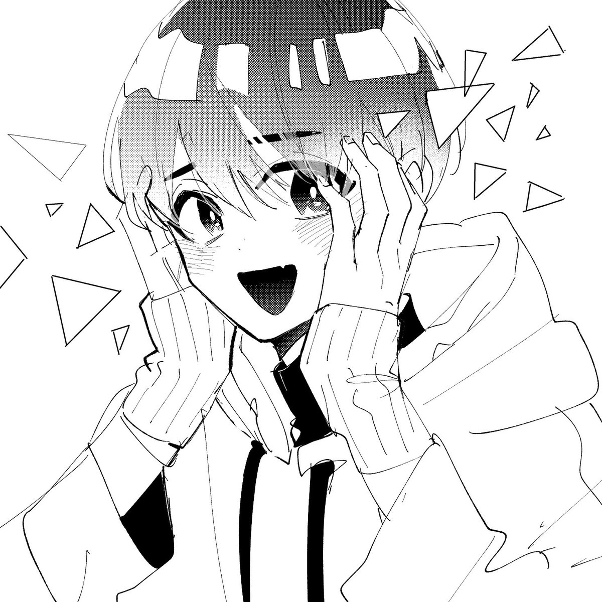綜太郎落書き
三角とか懐かしい
一巻の作画に寄せてみました 