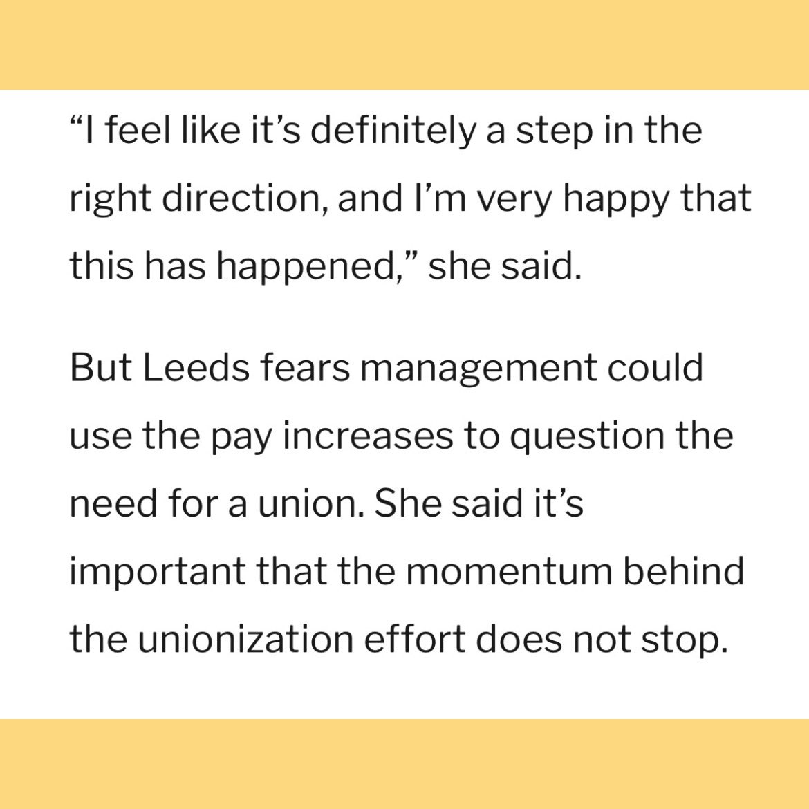 Rachel Leeds, WWU member and Accessibility Advocate at The Walters Art Museum spoke with Cadence Quaranta from @baltimorebanner yesterday to discuss our unionization and The Walters’ employee wage increase announcement:

(1/4)

#unionizeyourworkplace #solidarity #Baltimore