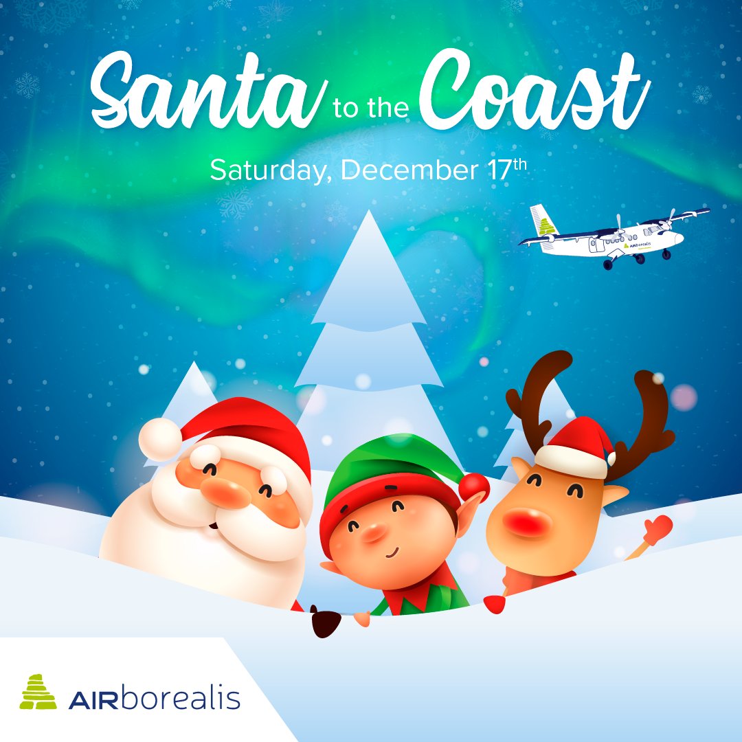 AirBorealis's tweet photo. Together with Rotary Goose Bay, Air Borealis is bringing Santa and his friends to Hopedale, Postville, Makkovik, and Rigolet on Saturday, December 17! A big thanks to Happy Valley-Goose Bay Rotary Club and all the volunteers involved in keeping this 40-year tradition going. 🎅 https://t.co/41T9uXQrp7