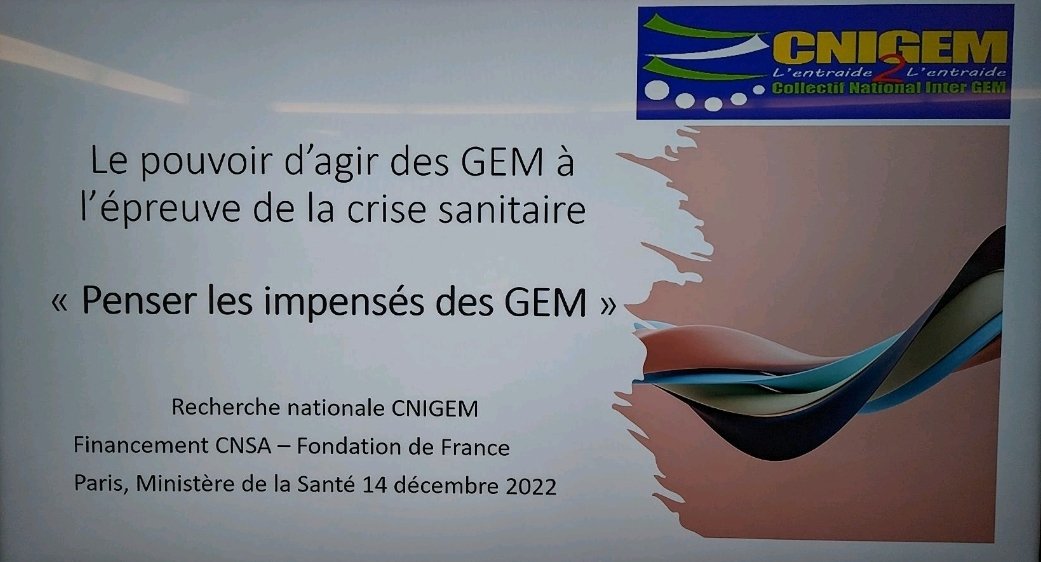 Merci à tous ceux qui ont participé à la restitution de notre étude collaborative au Ministère de la Santé, après 16 ans d'existence un nouveau chemin pour les GEM est dorénavant tracé Etude bientôt accessible en ligne #SanteMentale #gem #CNIGEM #etudiant #pssm #coaching #COVID19