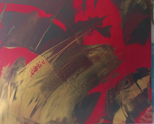 estherscolors.com.
"L’âme isolée, l’âme empêchée. S’extirpe de la sève brûlée. S’évente par la main absente pour défier la malfaisance. La Terre tremble, abolie le silence pour après l’obscur, jouir de la lumière pure. L’âme alors libérée. Le cœur alors aime."
 
Stéphanie-