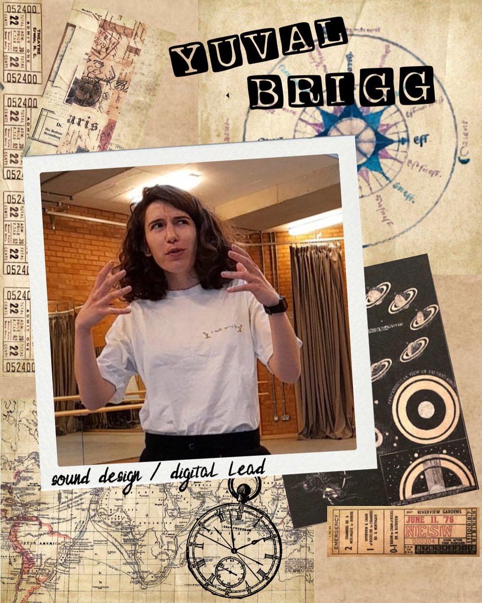 notgodcomplex's tweet photo. First up:

Joining us as sound designer/digital lead; @yuvalbrigg is a multidisciplinary artist with skills in sound, lighting and directing; and interests in conflict, agency and magical realism. https://t.co/f7j0nZ9Fx1