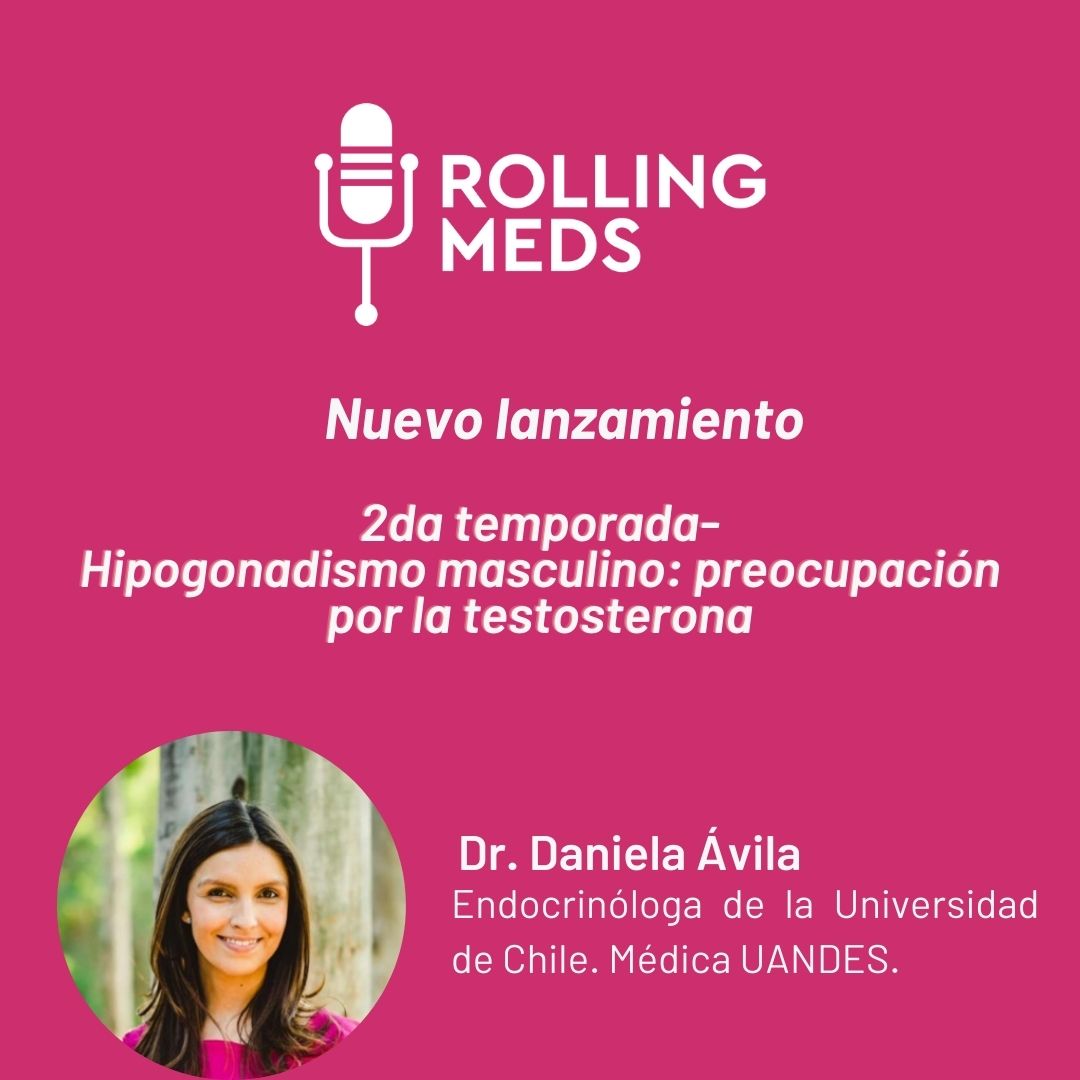 Rolling_Meds's tweet photo. Estrenamos el capítulo 8 de Rolling Meds. Nos acompaña la Dr. Daniela Ávila, Endocrinóloga de la Universidad de Chile. Médica formada en la Universidad de los Andes. Te dejamos el link https://t.co/NxnuqpQtlH
#RollingMeds#medicina#podcastmedico#menopausia https://t.co/a9EuBPR0Wy