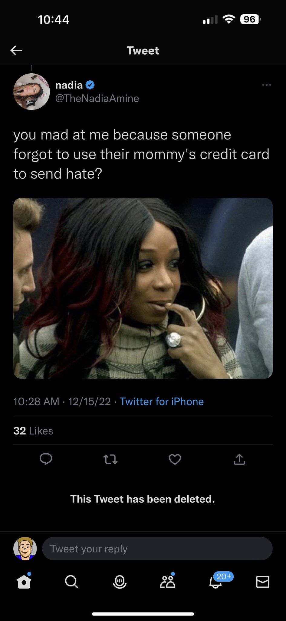 Jordanㅤㅤㅤㅤㅤㅤㅤㅤㅤㅤㅤㅤㅤㅤ on Twitter "TheNadiaAmine Don’t hide your pride