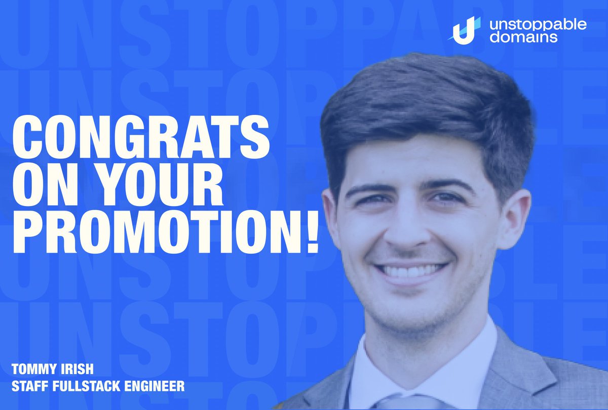 Tommy consistently embodies Unstoppable Domains’ “Act Like an Owner” principle, whether working on domain giveaways, abuse prevention or partner APIs.