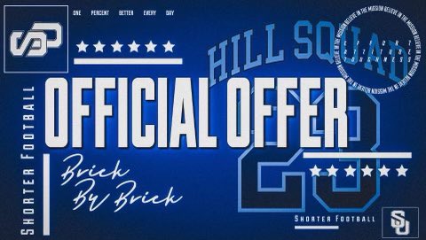 Blessed to receive an offer from the university of shorter 💯<a href="/theothercoachO/">Trae Owens</a> <a href="/coachschwartz3/">Jeremiah Schwartz</a> <a href="/247Sports/">247Sports</a>