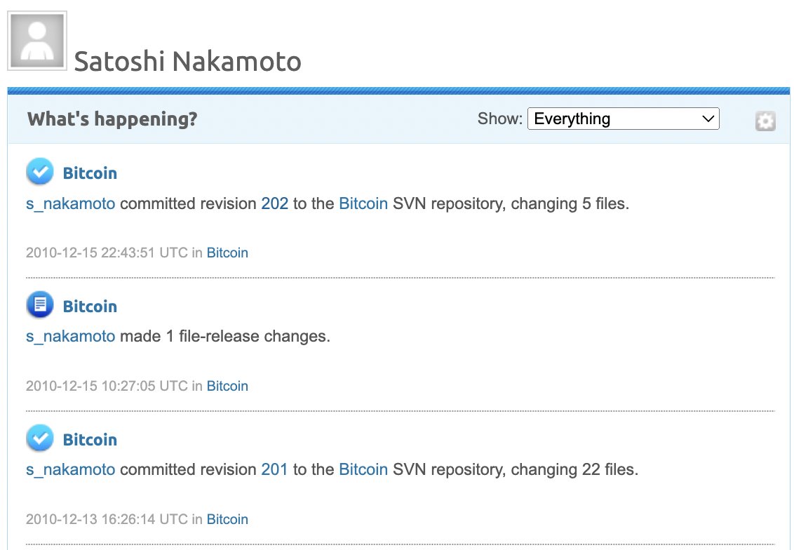DocumentingBTC's tweet photo. On this day 12 years ago, Satoshi Nakamoto contributed their last line of code to the #bitcoin network. From that moment on, #bitcoin has had no leader. https://t.co/bVFn3XZbbz