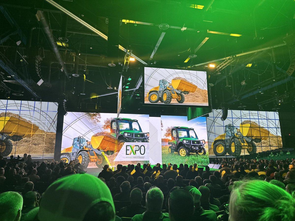 PVEQUIP's tweet photo. @johndeereexpo22 Gaining some major insight this week to bring back to Nebraska! #expo22 #johndeere #PVE https://t.co/J2tZACemQI