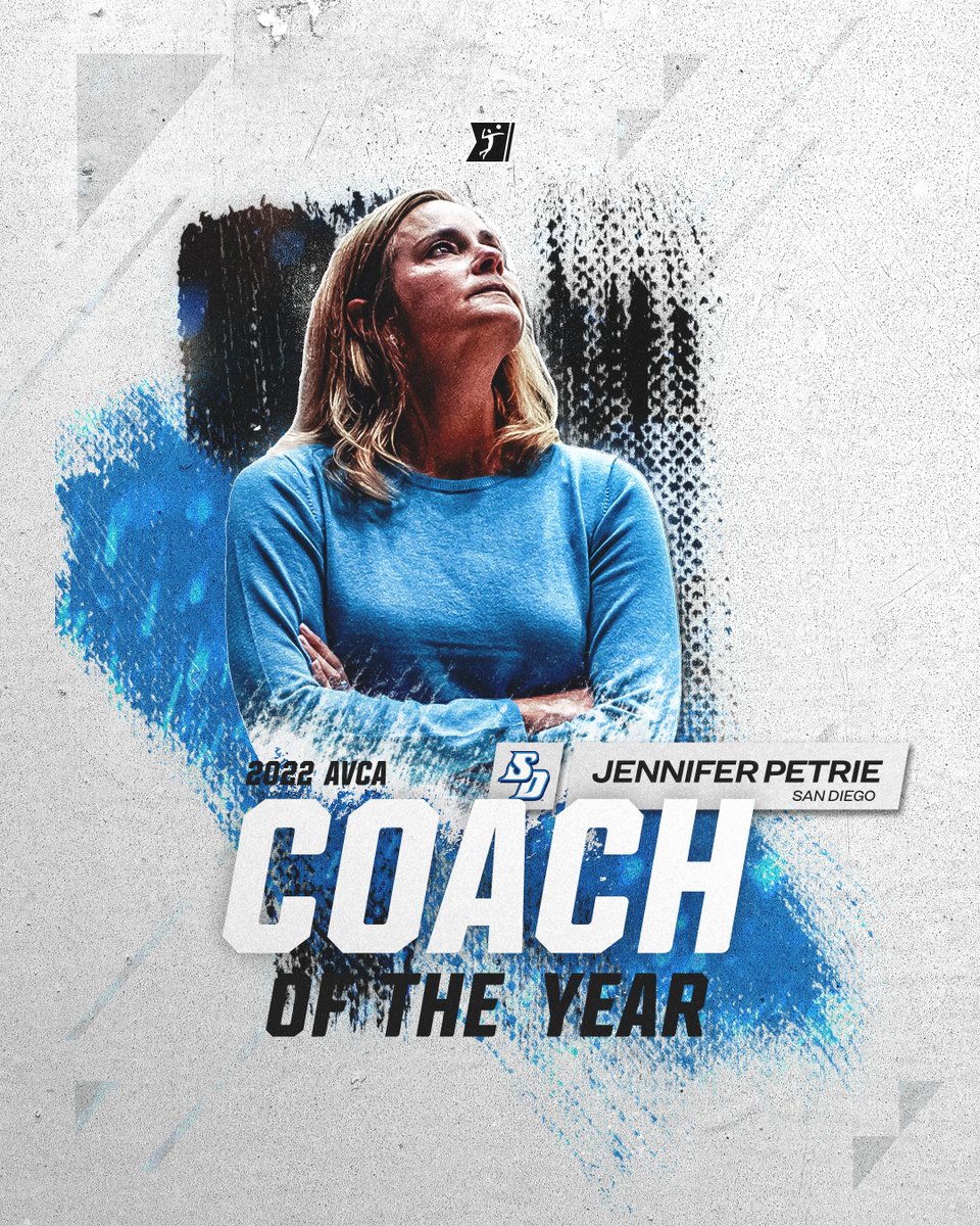 NCAAVolleyball's tweet photo. 𝟐𝟎𝟐𝟐 𝐍𝐚𝐭𝐢𝐨𝐧𝐚𝐥 𝐂𝐨𝐚𝐜𝐡 𝐨𝐟 𝐭𝐡𝐞 𝐘𝐞𝐚𝐫: Jennifer Petrie ✨

#NCAAWVB x @USDVolleyball https://t.co/MIgGG7uIGD