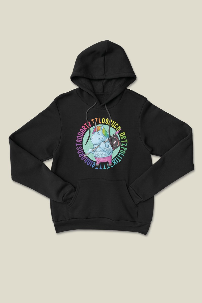 Besser spät als nie! Die LNP Einhornstandarte gibt’s jetzt als kunterbuntes, wunderschönes T-Shirt und Hoodie und beste LNP-Unterstützung!

shop.metaebene.me/product/53471/…
shop.metaebene.me/product/53472/…

Lieferung vor Weihnachten schwierig. Was am WE geklickt wird, hat vll. ne kleine Chance.