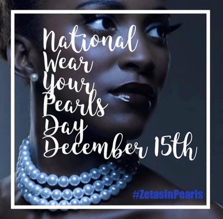 Any day is a good day to wear pearls! #ZetaPhiBeta1920 #zphibga #phipizeta #ZetaPearls