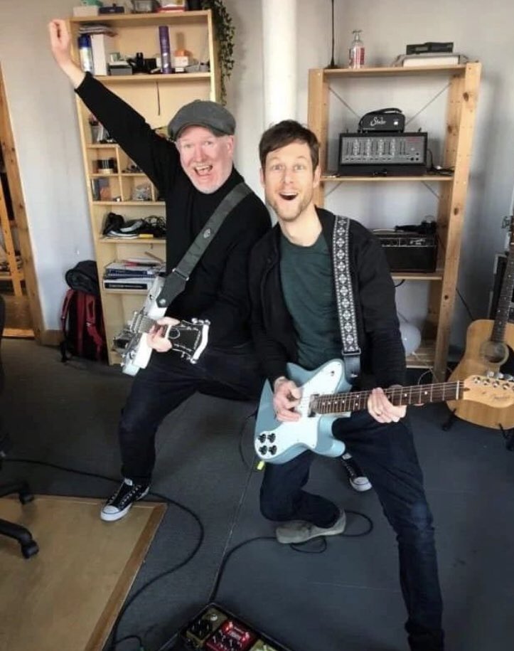 Not a saxophone in sight 😃<a href="/SeaFeverBand/">Sea Fever</a> Guitar day <a href="/HopeMillStudios/">Hope Mill Studios</a> #newmusic
