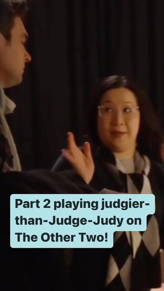 Part 2 of playing the judgier-than-Judge-Judy Audience Member on @othertwoshow ! I love this character!

Double tap if you want to see the whole clip!
.
.
.
.
.
#esperalum #BEartists #teamLAU #acting #actinglife #actor #ActorHustle #actorlife #actors #ac… instagr.am/reel/CmNYvWhjz…