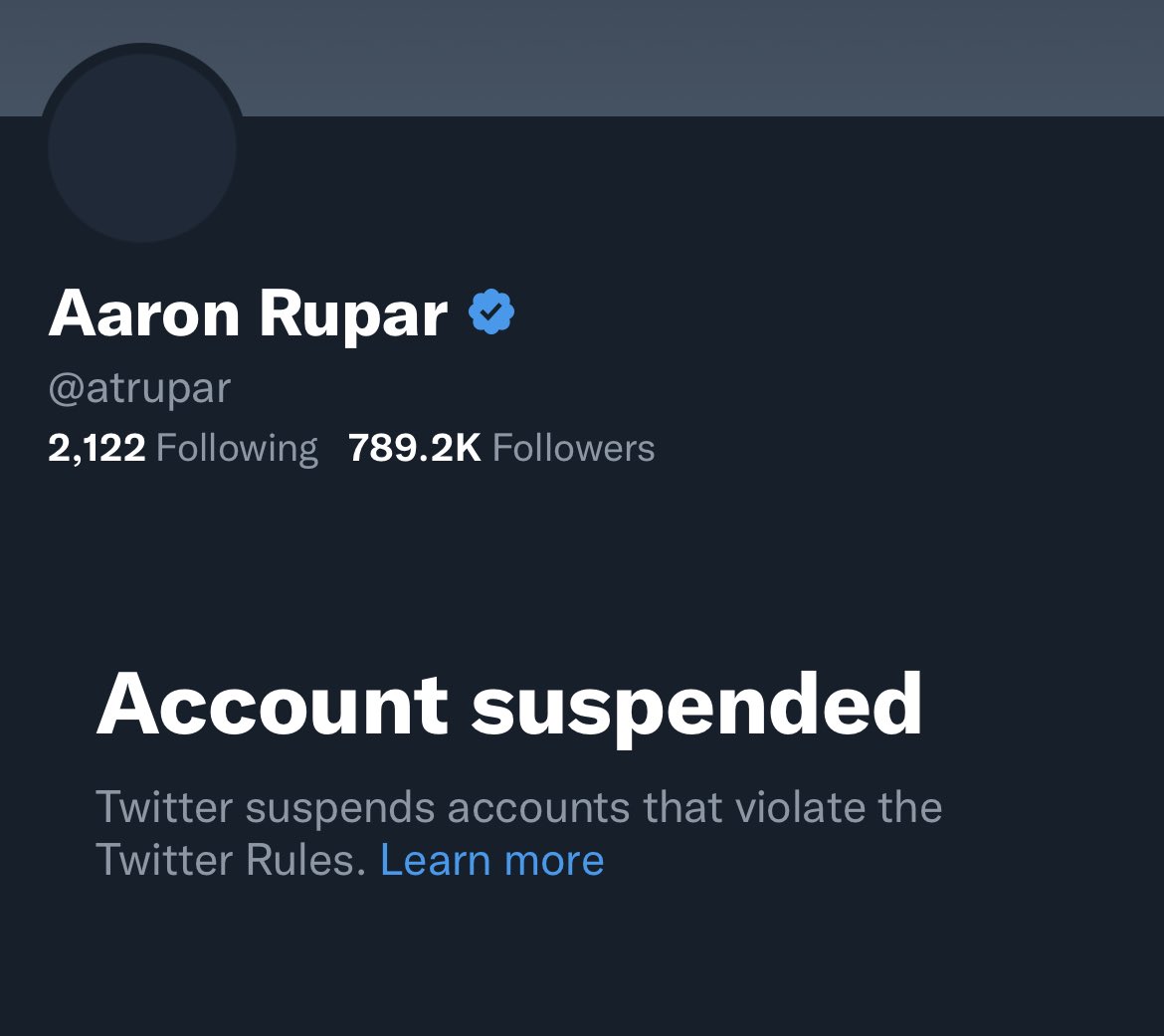 all of these suspensions just occurred only within the last hour. Elon is currently rapidly purging all of his biggest critics and competition from this platform