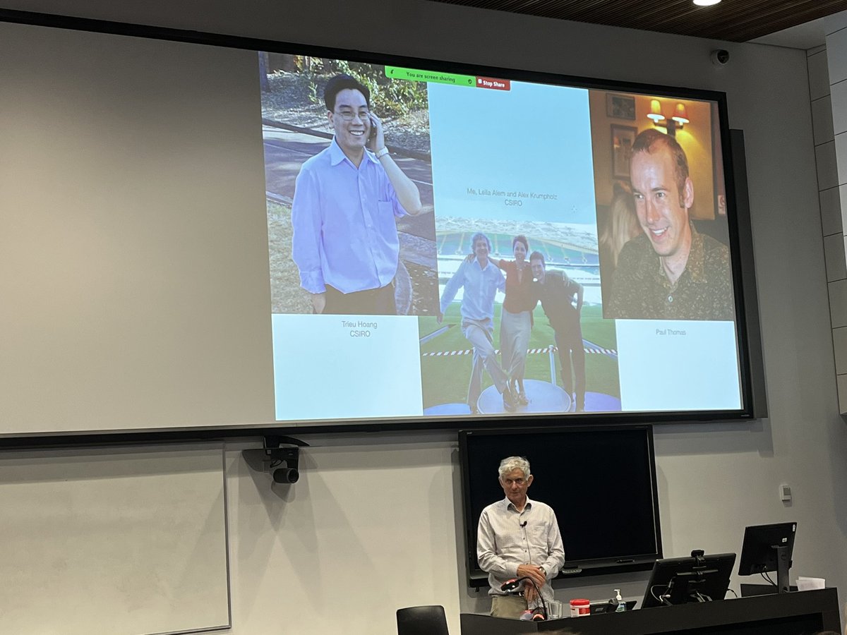 dujiarainy's tweet photo. Prof Dave Hawking is delivering his keynote on 30 years in information retrieval #ADCS2022 What a privilege to hear! @AusDocCompSymp https://t.co/NkC9RRoy8N