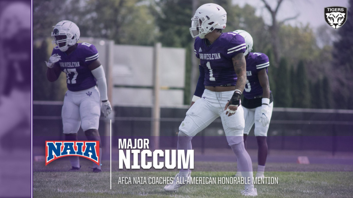 Football: Major Niccum Earns NAIA All-American Honors

#WeAreIW  - iwtigers.com/article/3533