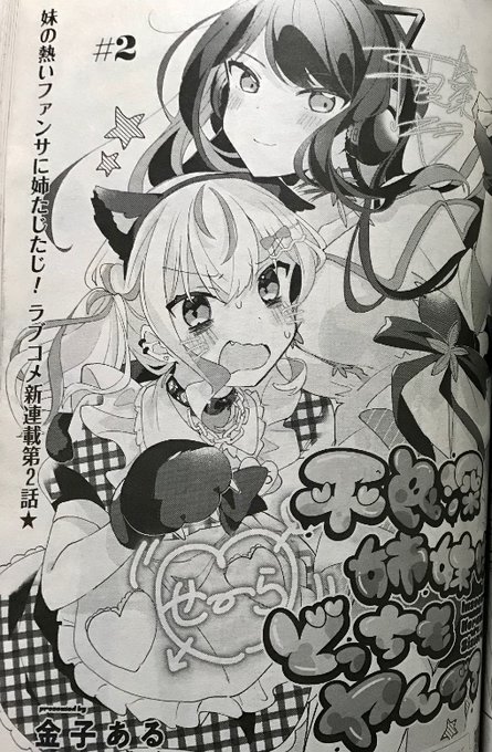 【おしらせ】
本日発売のコミック百合姫2月号に
『平良深姉妹はどっちもヤんでる』2話目が掲載されております!
よろしくお願いします🐈 