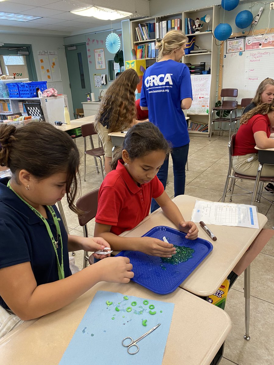 vb_jc's tweet photo. Thank you @TeamORCA and Missy Weiss for collaborating with our 5th graders @RosewoodMagnet. Critical thinking, teamwork, and problem solving brought to light actionable steps to help protect our Indian River Lagoon. We ❤️our pawsome partners at ORCA! https://t.co/yDmOtEH00x