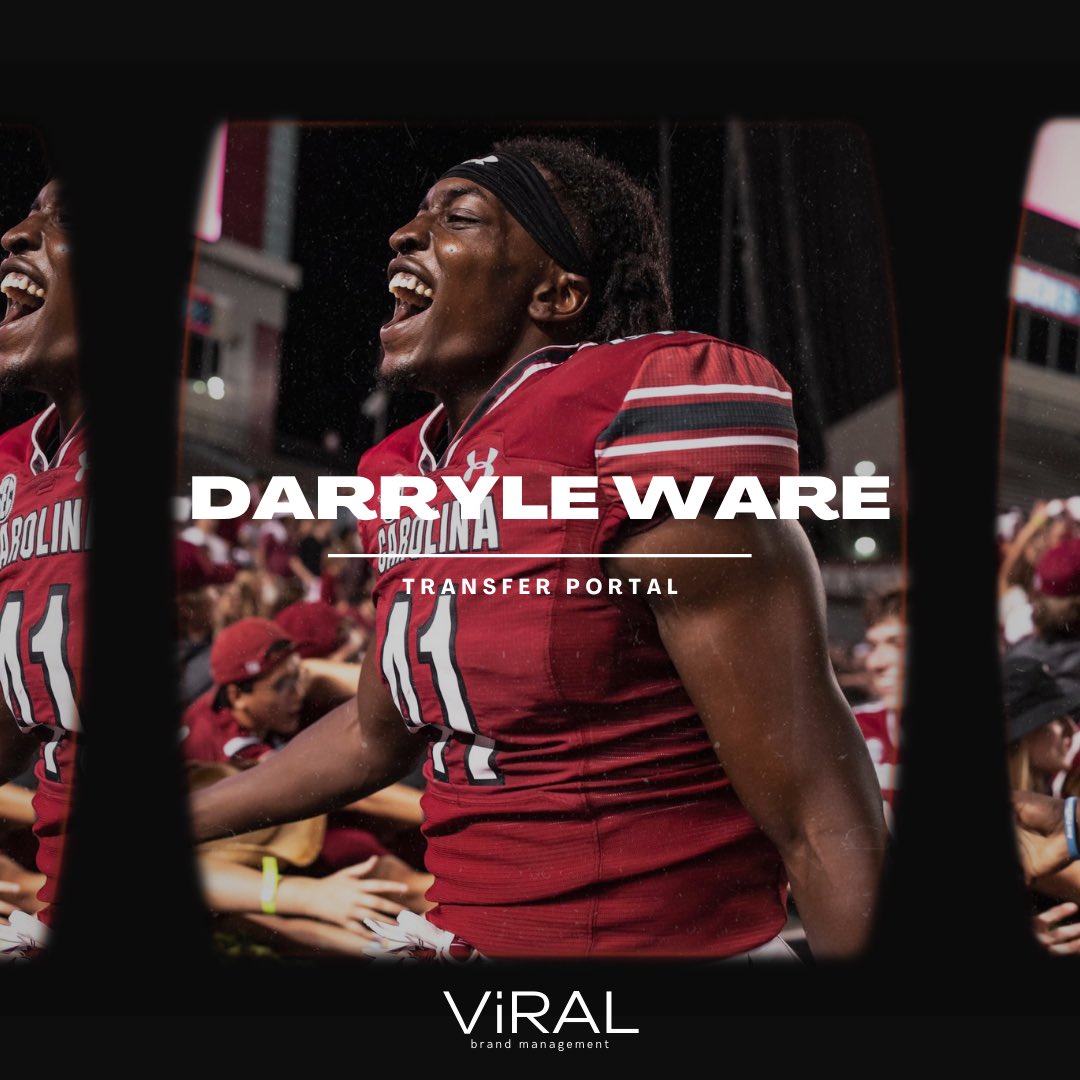 join us in welcoming <a href="/TheBoy2160/">Darryle Ware</a>, formerly from the University of South Carolina and now in the transfer portal, as an OFFICIAL #ViRAL athlete. 🎟️📈🆙