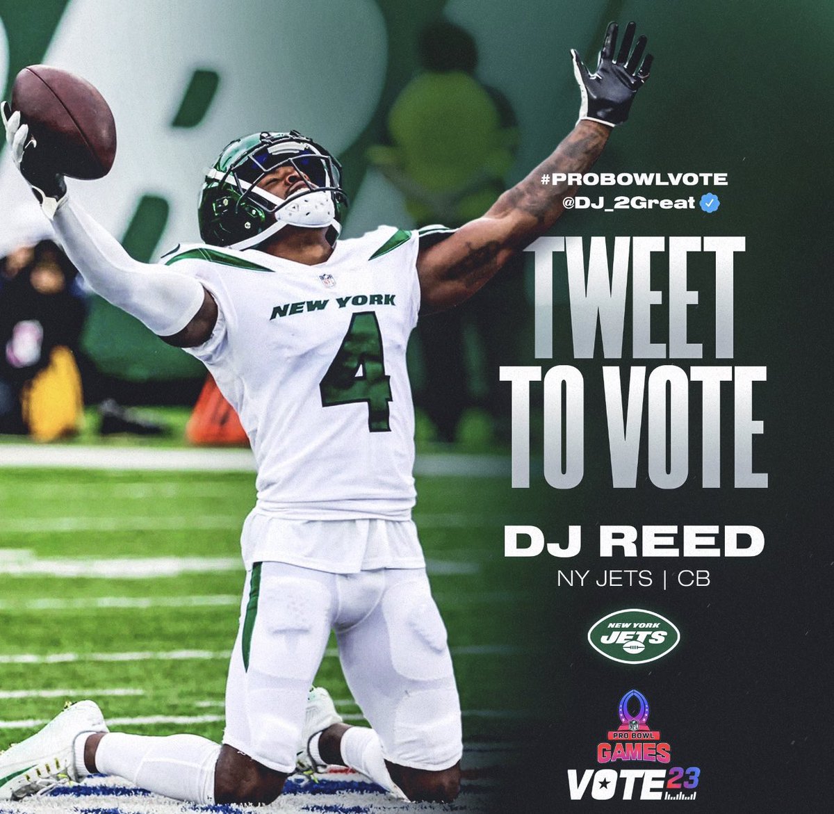 brianaanicol's tweet image. Hashtag #ProBowlVote  @D7_Reed and Vote!! 1 Follower will get a gift with your vote ☺️🔒🔥🔥.Let’s goooo, todays the last day! We’re excited &amp;amp; sooo grateful!!!