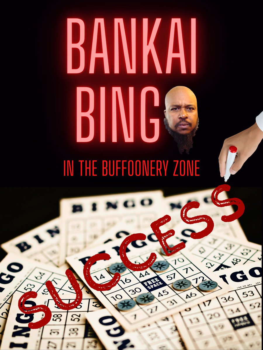 Ladies and Gentlemen: the first installment of Bankai Bingo has been deemed a SUCCESS! Thank you to EVERYONE who played and laughed with us! <a href="/bankai_foe/">Foe Diggs</a> Thanks for being such a great sport! #BankaiBingo #MankaiBankai #Rotini #UnbooBankai #YouDidMan
