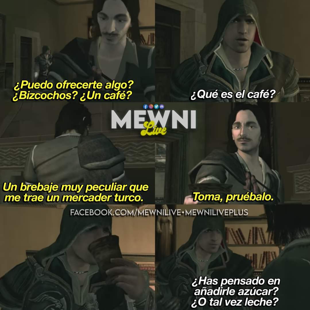 MewniLive's tweet photo. Ese man sabía cosas 🤣

🎮 Videojuego: #AssassinCreedII (2009) https://t.co/t1qcw5dHqJ