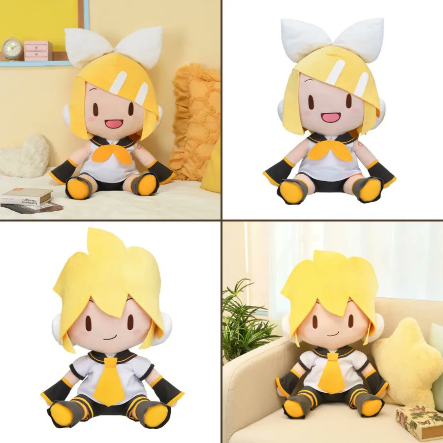 mecchaJP's tweet image. Vocaloid - Fluffy Petite Dodeka Jumbo Plushies - Rin &amp;amp; Len - Preorder Available!
🛑buff.ly/2UGcuTM
#Vocaloid #RinandLen