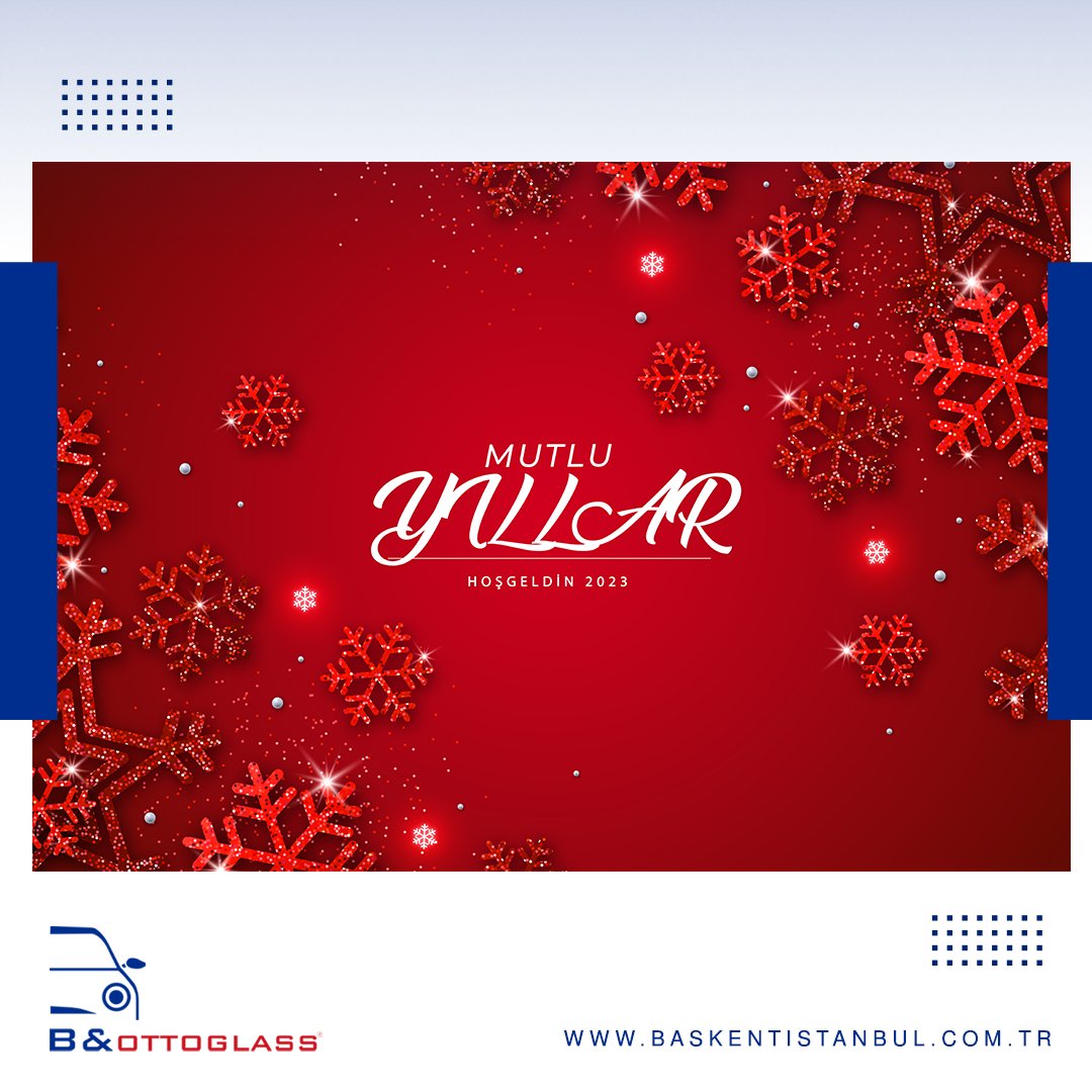 Başkent İstanbul olarak, sevdiklerinizle geçireceğiniz huzur ve mutluluk dolu bir yıl olmasını temenni ederiz. Yeni yılınız kutlu olsun!

baskentistanbul.com.tr

#başkent #başkentistanbul #bottoglass #cam #glass #otocam