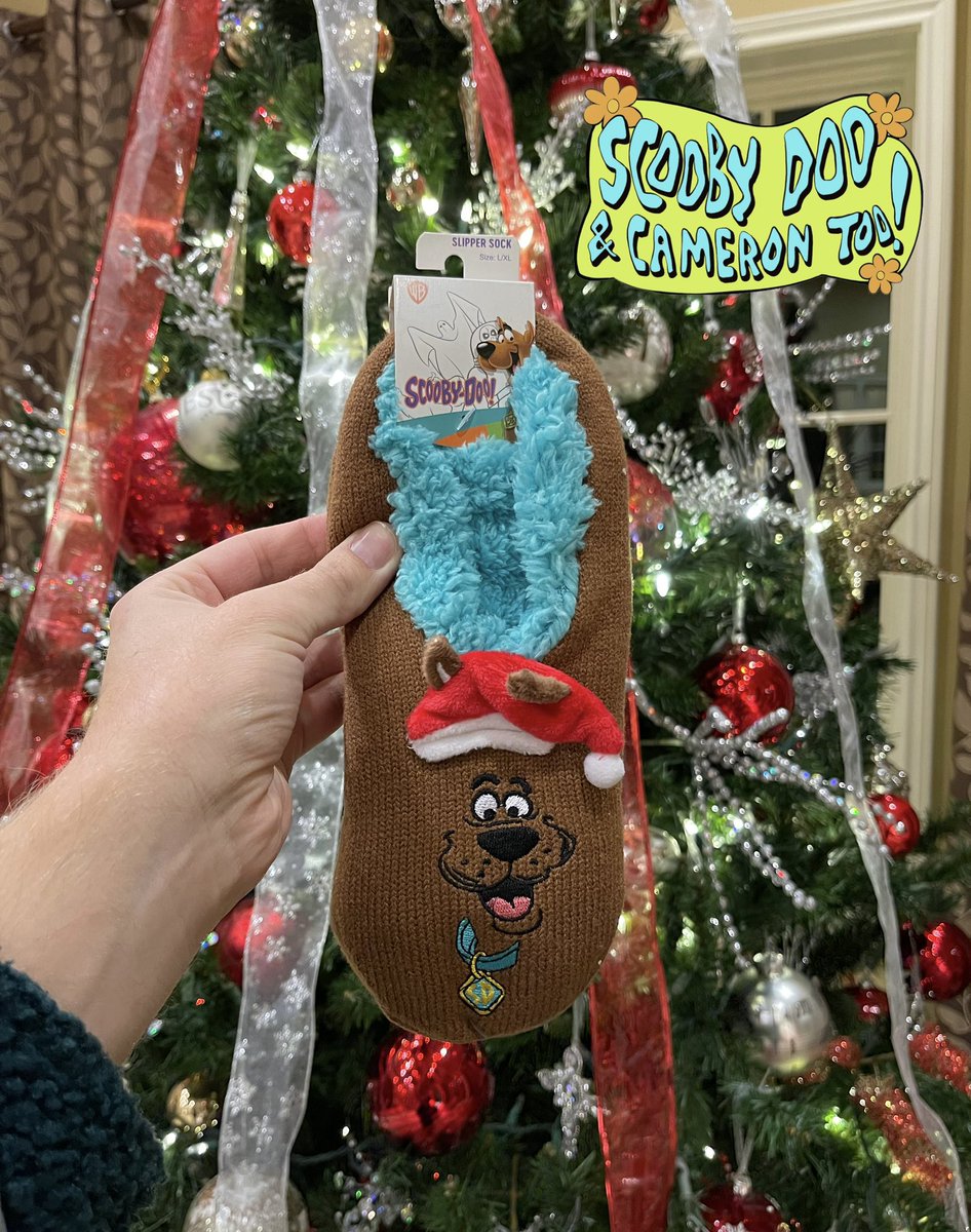 ScoobyandCam's tweet photo. Today’s Holly Jolly item is a 2022 Santa Scooby Fuzzy Slipper Socks🎅

Got these at Cracker Barrel and they retailed for $9.99.

Only 10 Days Until Christmas🎄

#ScoobyDoo #Santa #Socks #CrackerBarrel #ScoobyDooCollector #Collection #FuzzySocks #SantaScooby @CrackerBarrel https://t.co/843PkX284m