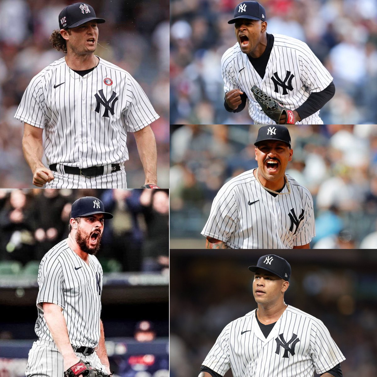 JLas43_'s tweet image. THE BEST FUCKING ROTATION IN BASEBALL AND ITS NOT CLOSE