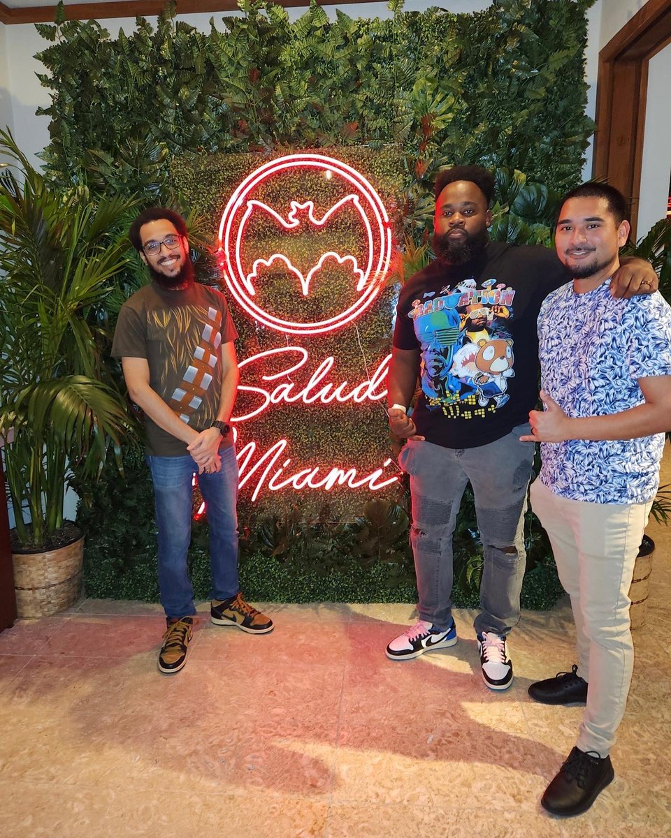 #GoodTimes @ #BacardiRumRoom with the LBs; early Bday celebration for  Carlos & Josh just got his Masters and is an expecting father again, while I’m finishing a successful month long World Cup coverage so cheers were had all around #Bacardi #SaludMiami #MayfairHouse #MiamiNights