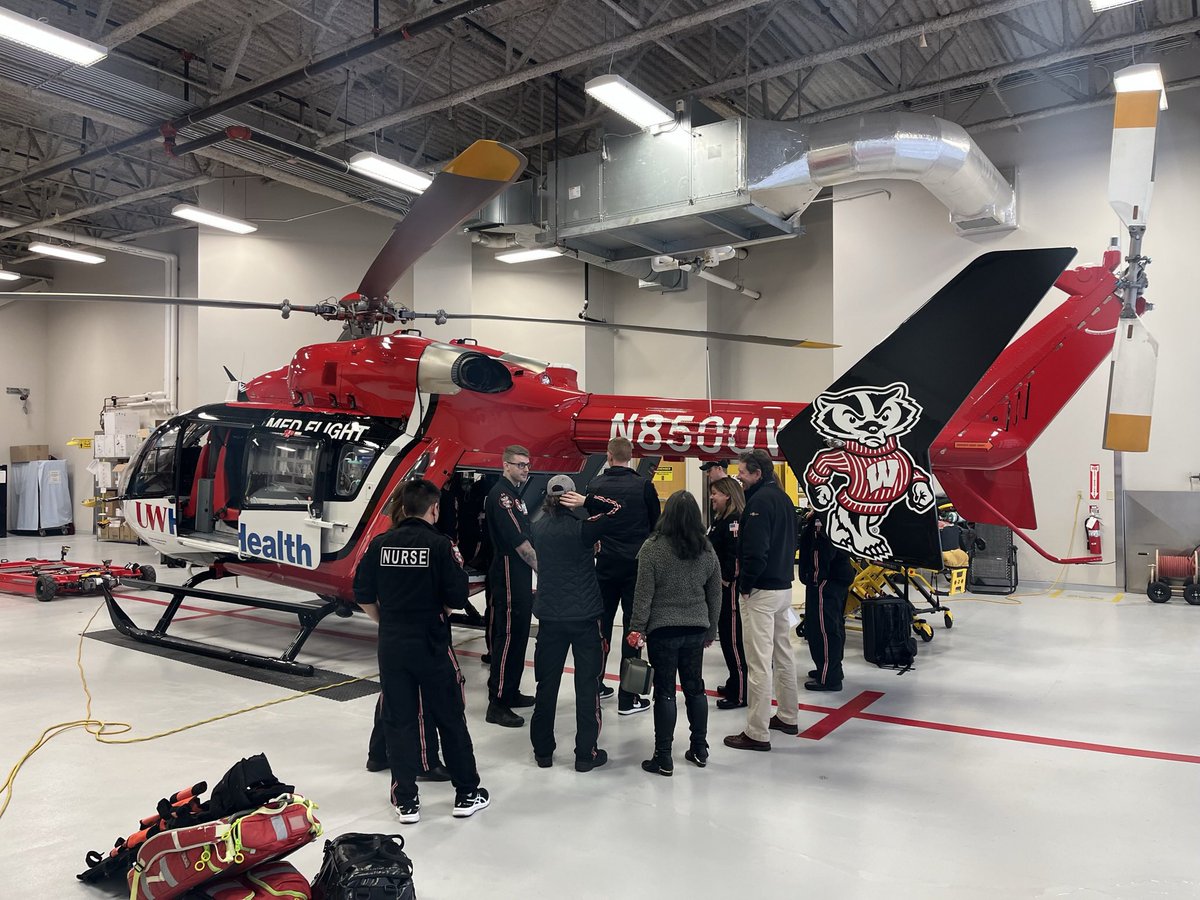 UW Health Med Flight tweet media