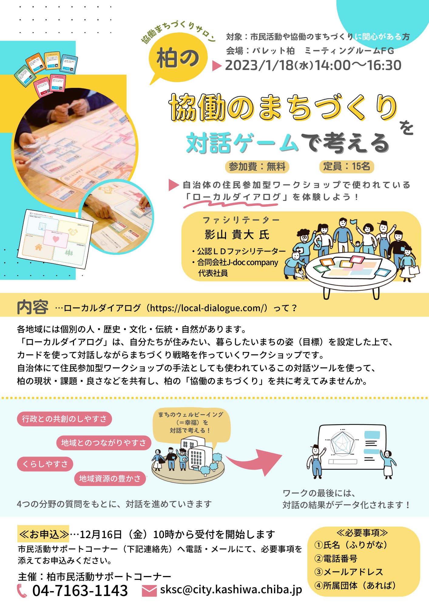 パレット柏 市民活動サポートコーナー Kashiwacasc Twitter
