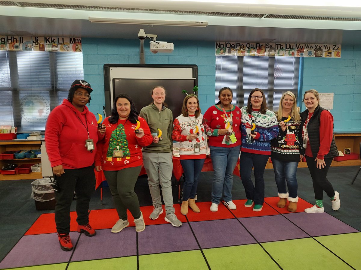 UnionESNC's tweet photo. Congratulations to the winning team of the staff scavenger hunt; enjoy your top banana trophy 😂 They had lots of fun searching for hidden items around the school. https://t.co/ssNYkvRoQB