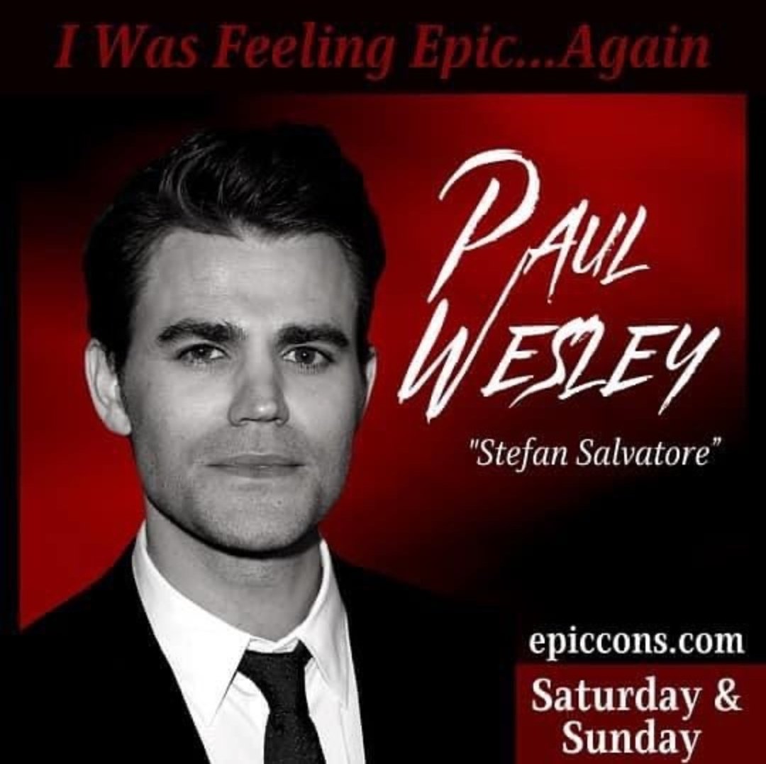 SalvatoreSchool's tweet photo. Christmas is just around the corner🎄 Which means, it's the perfect time for gifts. Treat yourself an admission ticket &amp; meet @paulwesley along with other TVDU guests, or give the most amazing present to a friend or relative. 
P.S. Paul's extras go on sale this Saturday 😏 #IWFEA https://t.co/aJqrL1rVVw